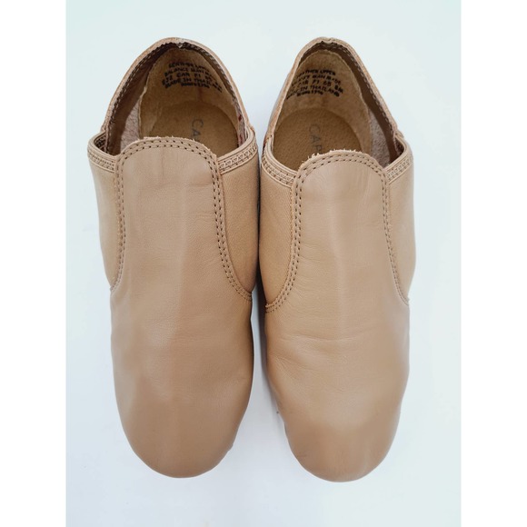 Capezio Tan E-Series Dance Hip Hop Jazz Slip On Splt Sole  Child 8M - Picture 3 of 8